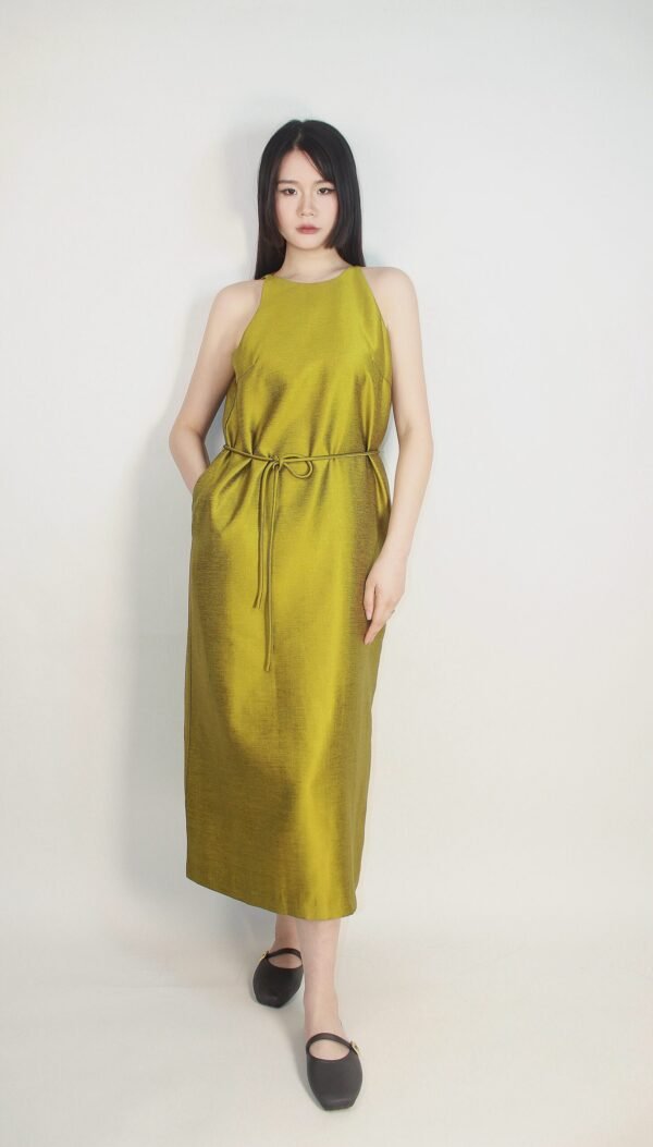 Elegant Satin Dress - Image 4