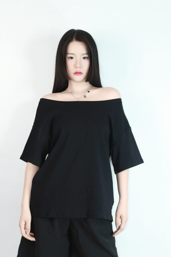Off-The-Shoulder T-Shirt - Image 3