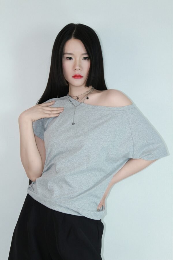 Off-The-Shoulder T-Shirt - Image 4