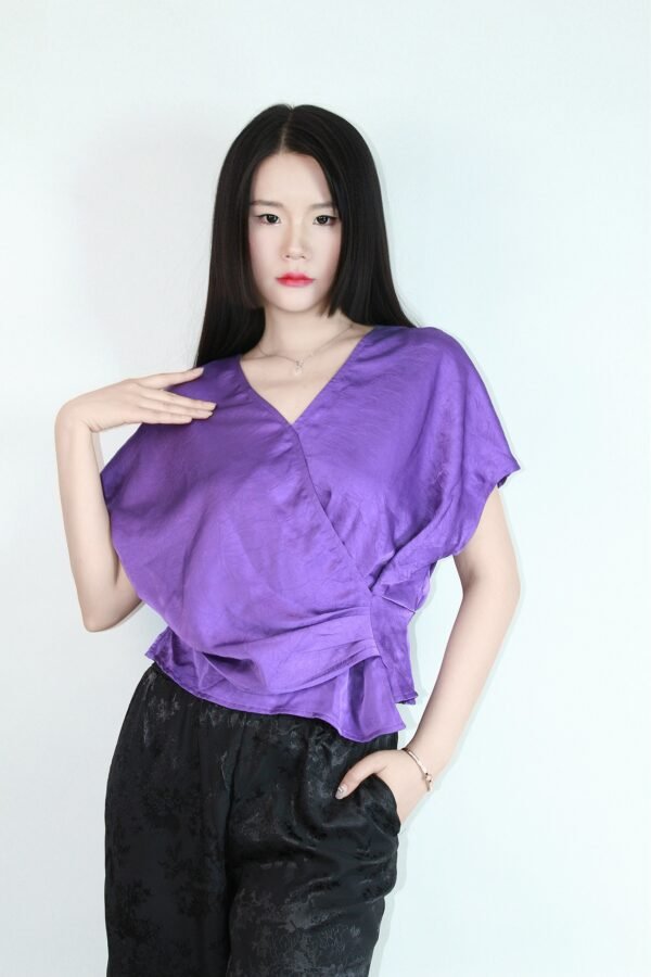 Cross V - neck Short - sleeve