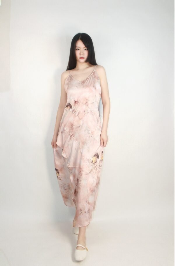 Pink Spaghetti Strap Dress