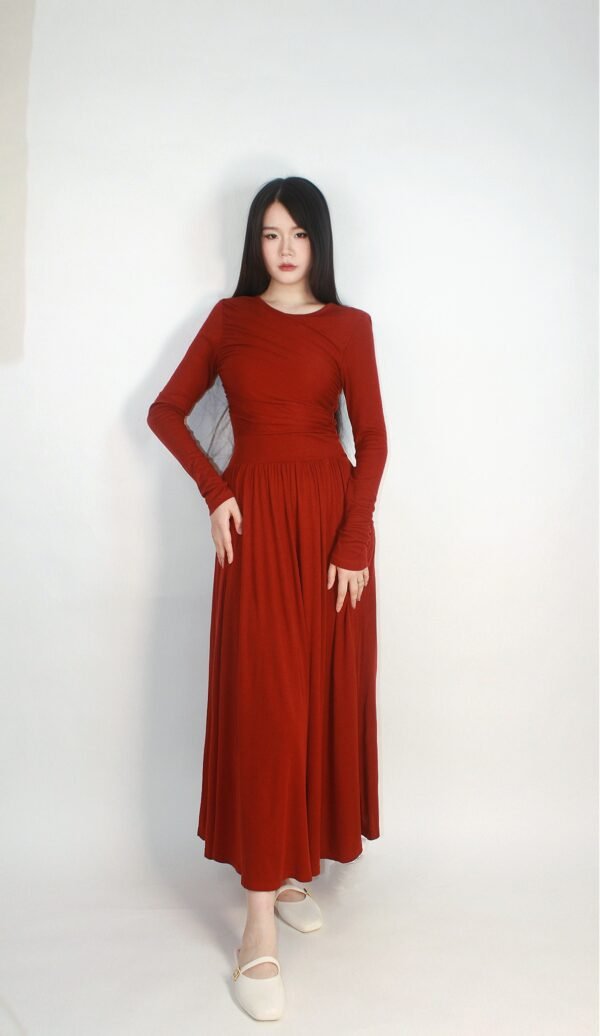 Hepburn-Inspired Maxi Dress - Image 3